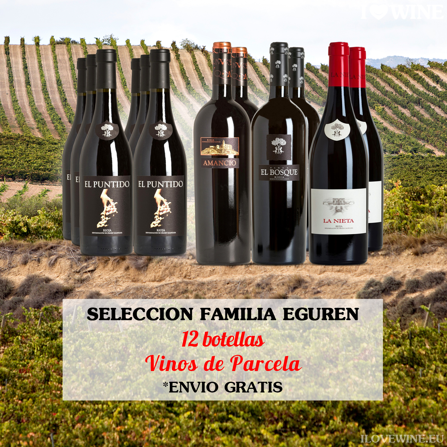 I love Wine. Eu