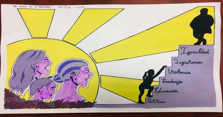 Carlota Alcaide gana el I Concurso de Murales “Con Enfoque de Género”