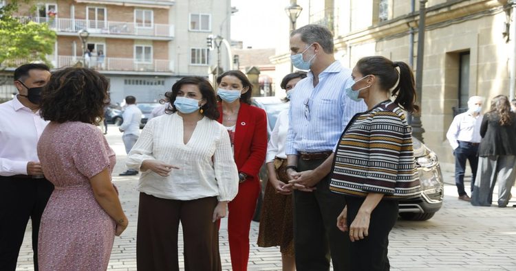 SS.MM Los Reyes de España visitan la ciudad de Haro