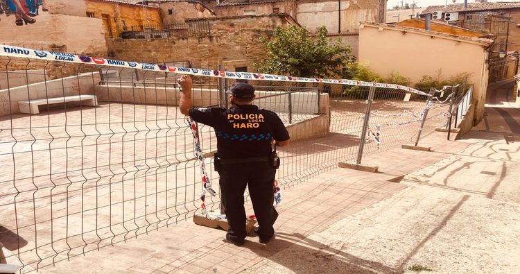 El Ayuntamiento de Haro cierra la Plaza José Ruiz Extremiana “El Feo”