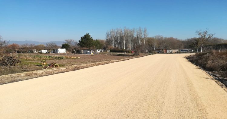 Finalizados los trabajos de mejora del camino a Fuente de “El Moro”