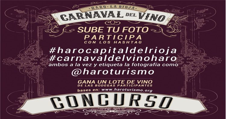 Este viernes se inicia el concurso de Instagram con motivo del Carnaval de Vino