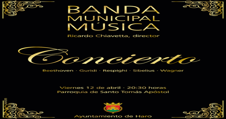 La Parroquia de Santo Tomás Apóstol de Haro acoge un concierto de la Banda Municipal de Mú