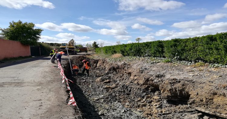 Comienzan los trabajos de la segunda fase del arreglo del camino de Fuente El Moro
