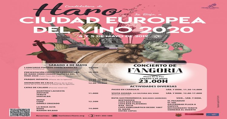 Todo listo para la presentación de la candidatura de Haro a Ciudad Europea del Vino