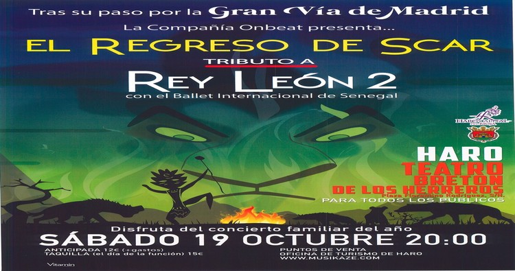 Agenda Cultural del fin de semana en Haro