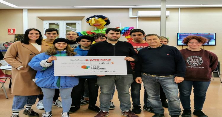 Cerca de 1.700 euros para la Fundación Josep Carrera contra la Leucemia